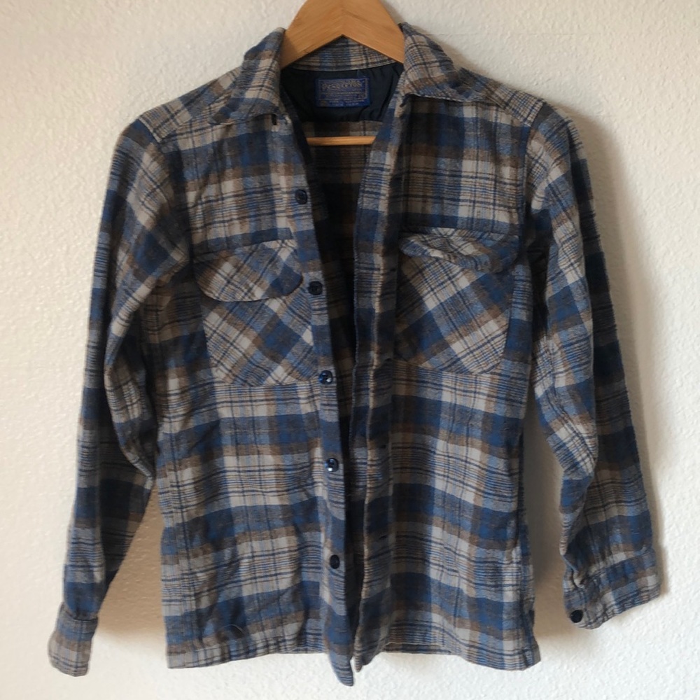 S men’s vintage Pendleton button up